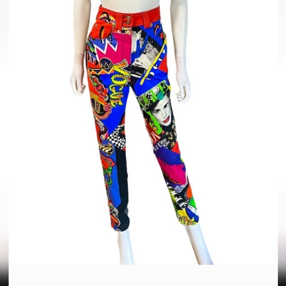 Versace Vogue 1991 Tribute High Waisted Jeans$798 - Picture 2 of 16